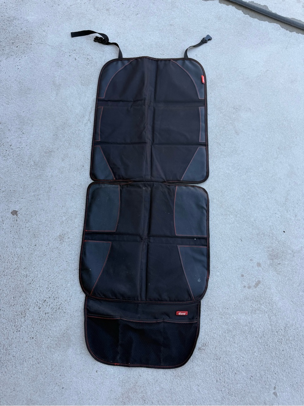 Chicco Black Kids Seat Back Organizer and Protector